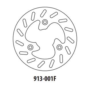 Brzdový kotúč GOLDFREN 913-001F predné 190 mm