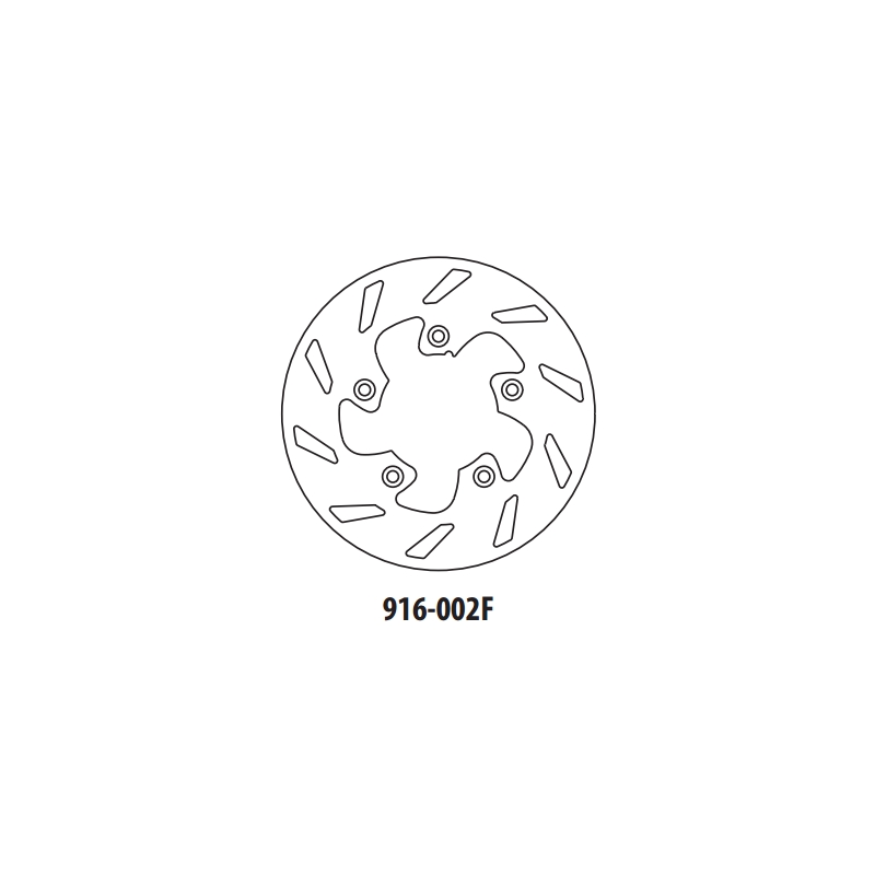 Brzdový kotúč GOLDFREN predné 173,5 mm