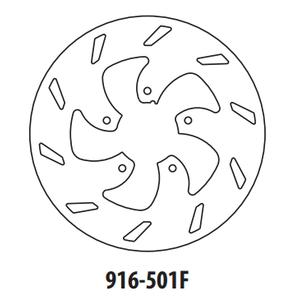 Brzdový kotúč GOLDFREN 916-501F predné 220 mm