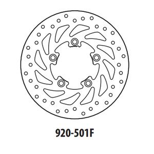 Brzdový kotúč GOLDFREN 920-501F predné 260 mm