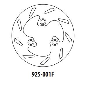 Brzdový kotúč GOLDFREN 925-001F predné 180 mm