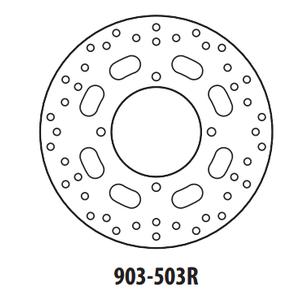 Brzdový kotúč GOLDFREN 903-503R zadná 240 mm
