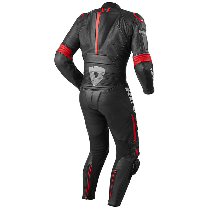 Jednodielna kombinéza Revit Masaru čierno-červená výpredaj