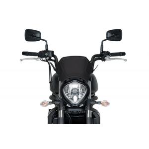 Plexi na motorku PUIG FRONTAL PLATE 3592N čierna hliník