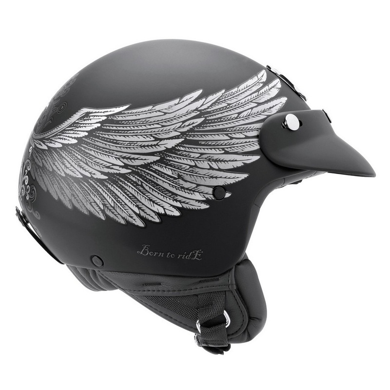 Otvorená prilba na motocykel Nexx X.60 Eagle Rider čierno-strieborná výpredaj