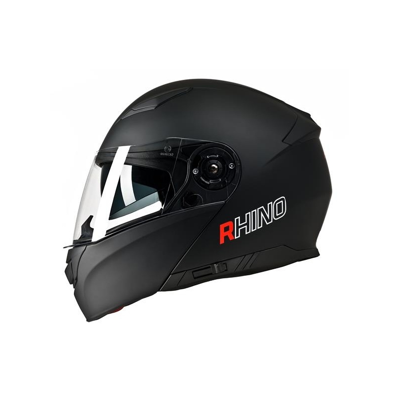 Moto prilba odklápacia Rhino Highway čierna matná + Pinlock
