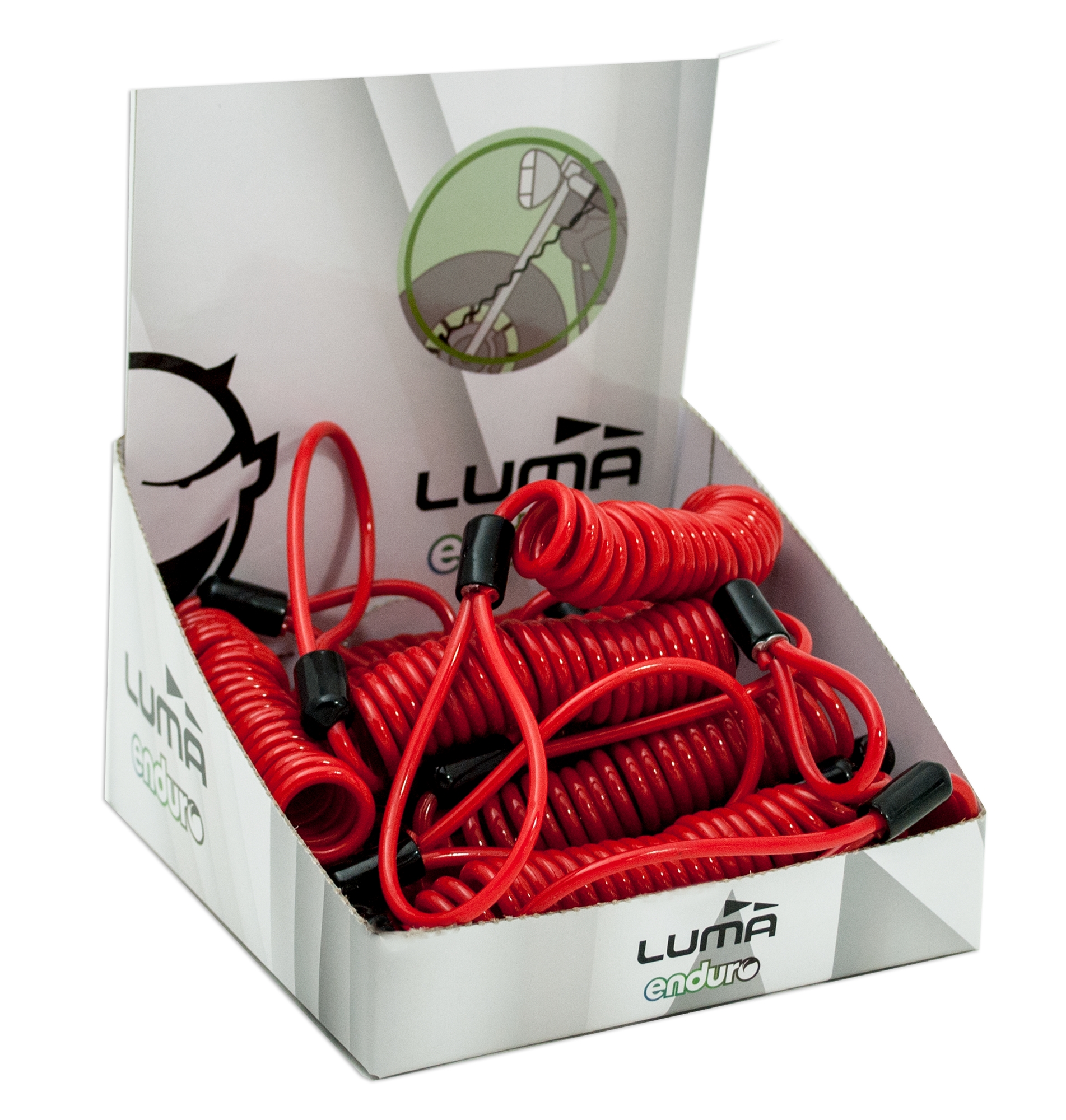 Zámok LUMA REMINDER SPIRAL CABLE KJEXPVAE415 150 20pcs