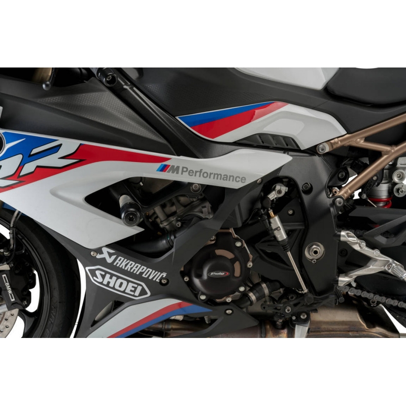 Ochranné kryty motora PUIG čierna zahrnuje pravý, ľavý kryt a kryt alternátora