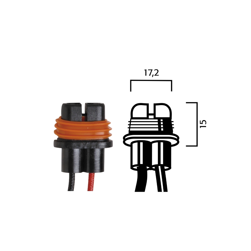 Držiak žiarovky RMS H8/H9/H11
