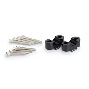 Zvýšenie riadidiel PUIG 3671N čierna výška 20 mm, d 22 mm