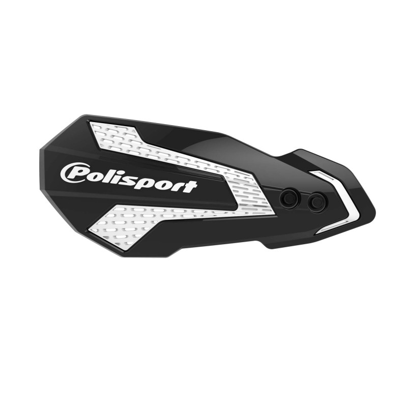 Chránič páčiek POLISPORT MX FLOW s montážnym systémom Čierna/biela