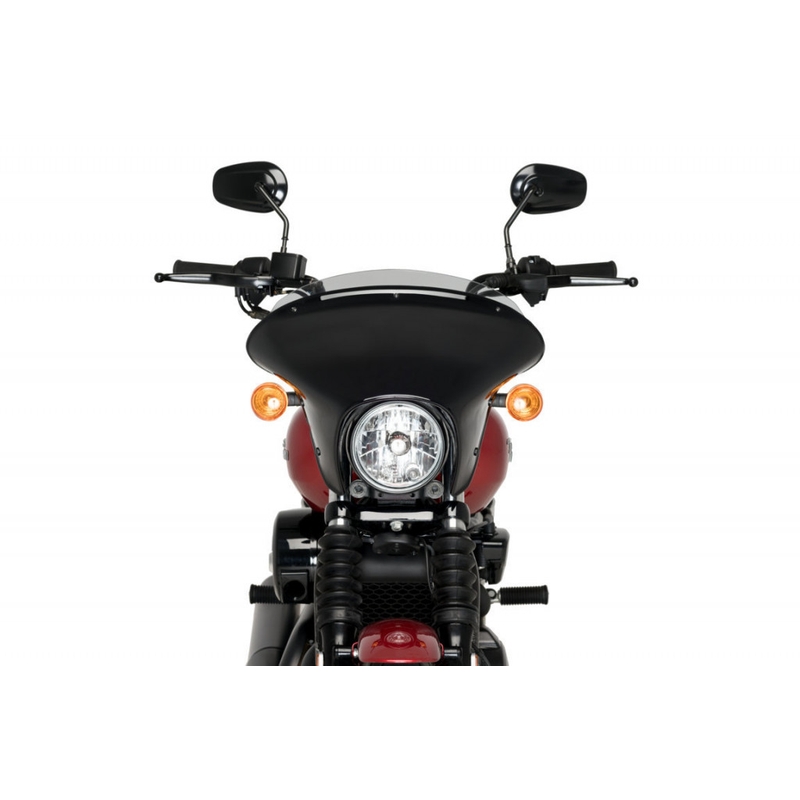Plexi štít PUIG BATWING SML dymové krátke pre HARLEY DAVIDSON XG 750 Street 2017-2020