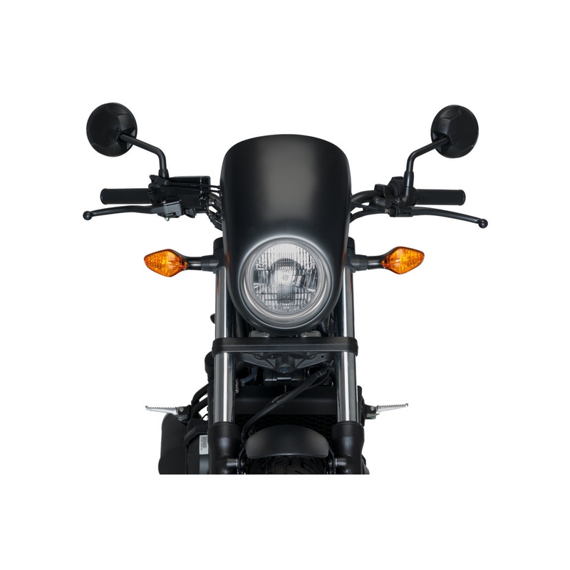 Plexi štít PUIG ANARCHY čierna pre HONDA CMX 500 Rebel 2017-2019