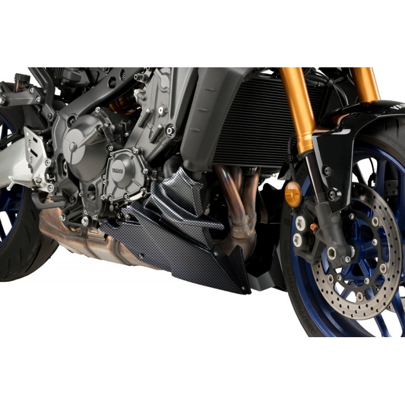 Spojler motora PUIG karbónový vzhľad pre YAMAHA Tracer 9 2021-2026