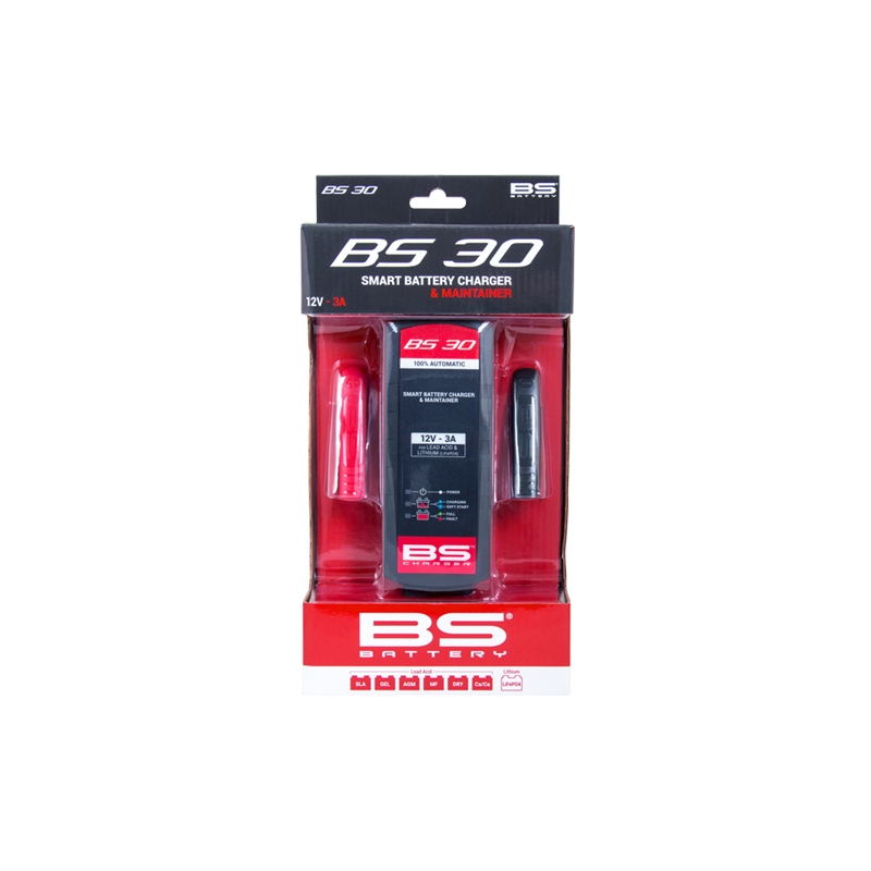 Nabíjačka akumulátorov BS-BATTERY SMART (vhodné aj pre lítium) 12V 3A