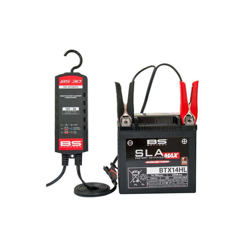 Nabíjačka akumulátorov BS-BATTERY SMART (vhodné aj pre lítium) 12V 3A