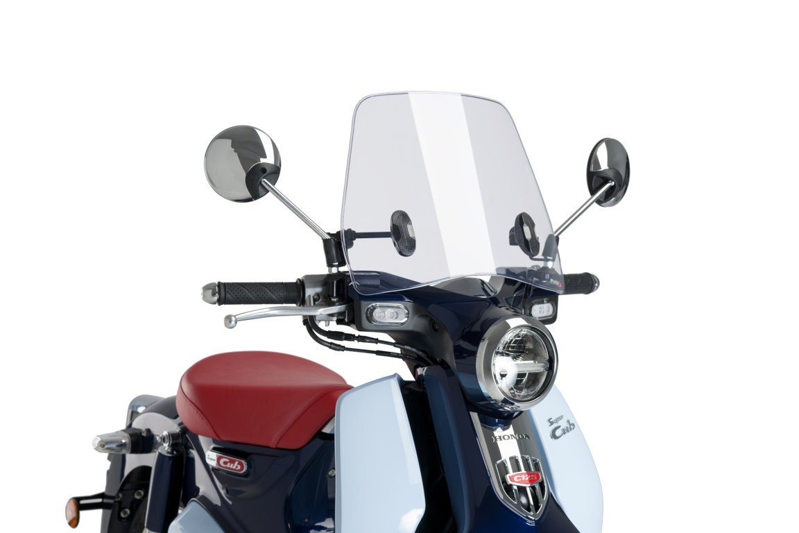 Plexi na motorku PUIG TRAFIC 3490W priehľadné