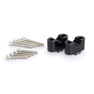 Zvýšenie riadidiel PUIG 3672N čierna výška 30 mm, d 22 mm