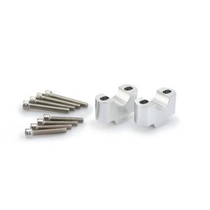 Zvýšenie riadidiel PUIG 3741P strieborná výška 30 mm, d 29 mm