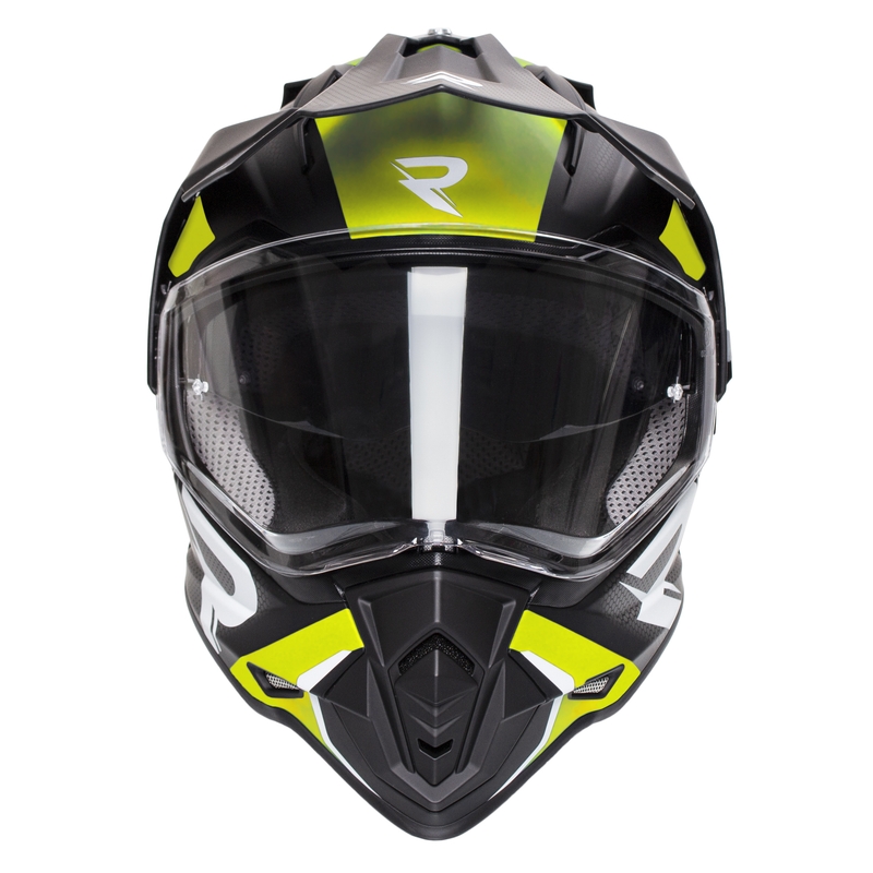 Enduro prilba Street Racer Tracker čierno-fluo žltá