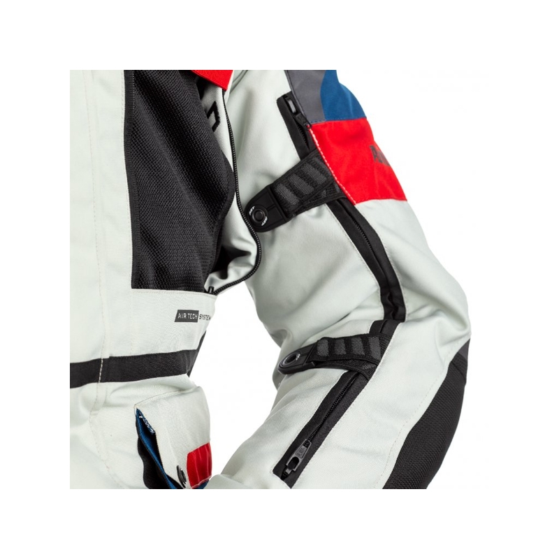 Airbagová bunda RST Pro Series Adventure-X Airbag CE bielo-červeno-modrá výpredaj