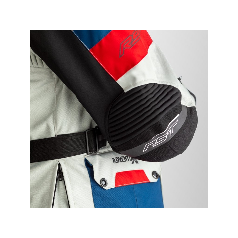 Airbagová bunda RST Pro Series Adventure-X Airbag CE bielo-červeno-modrá výpredaj
