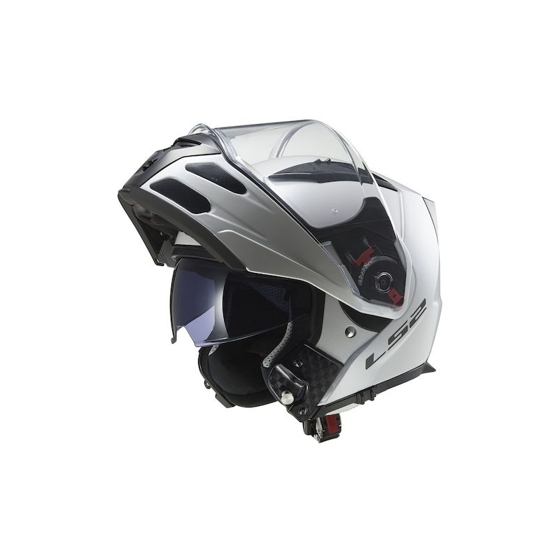 Odklápacia moto prilba LS2 FF324 Metro biela výpredaj
