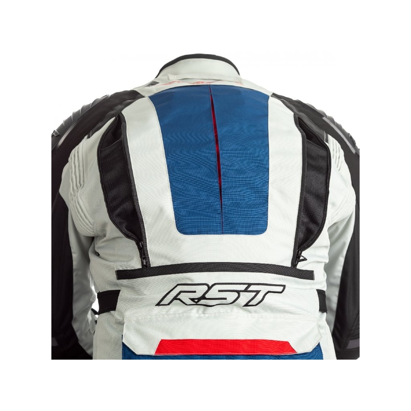 Bunda na motocykel RST Pro Series Adventure-X CE modro-červeno-biela výpredaj