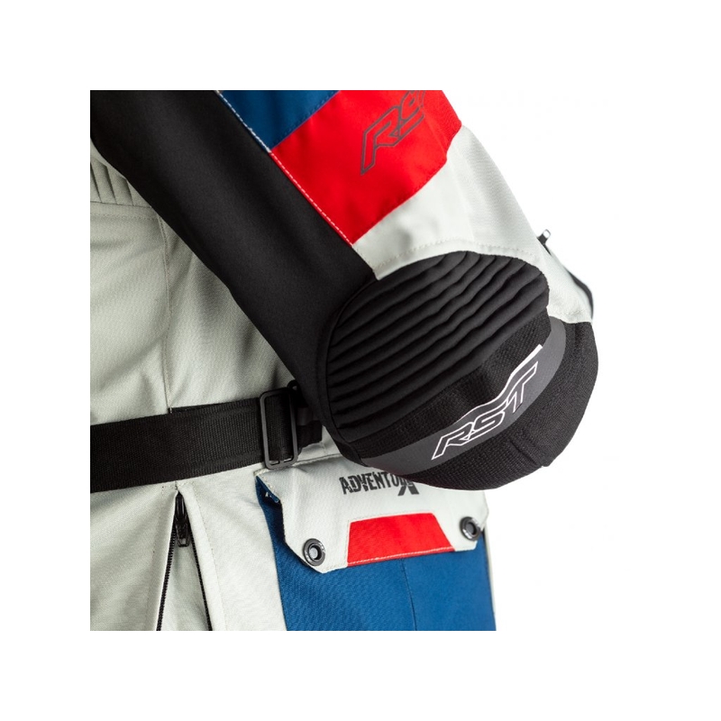Bunda na motocykel RST Pro Series Adventure-X CE modro-červeno-biela výpredaj