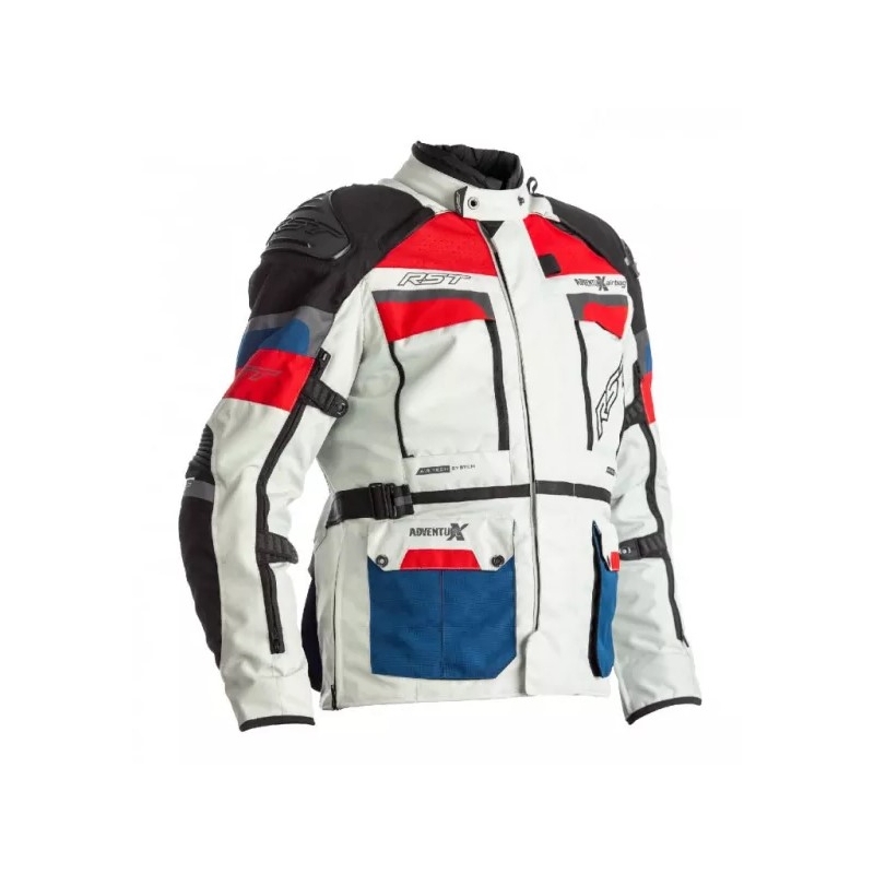 Airbagová bunda RST Pro Series Adventure-X Airbag CE bielo-červeno-modrá výpredaj