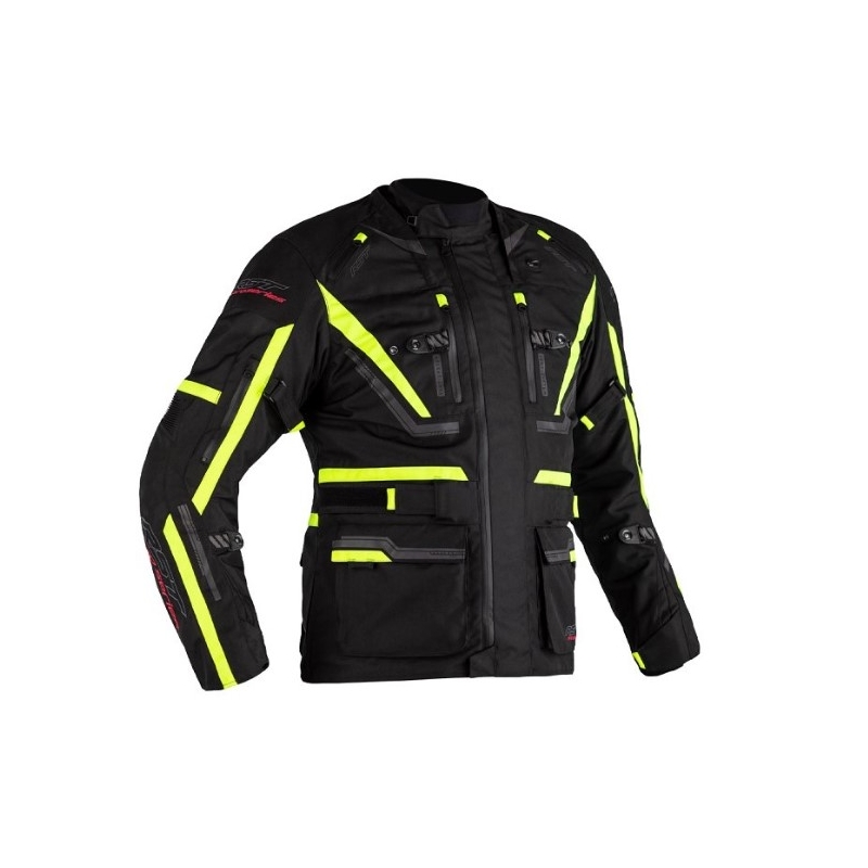 Bunda na motocykel RST Pro Series Paragon 6 CE čierno-fluorescenčno žltá výpredaj