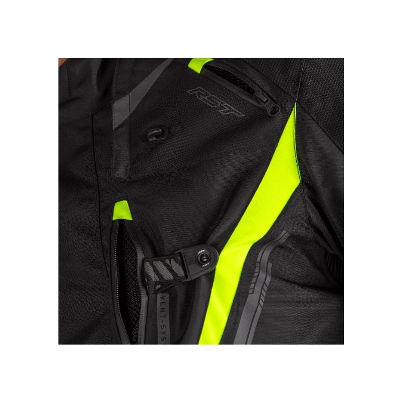 Bunda na motocykel RST Pro Series Paragon 6 CE čierno-fluorescenčno žltá výpredaj