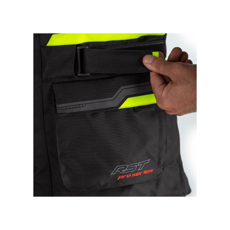 Bunda na motocykel RST Pro Series Paragon 6 CE čierno-fluorescenčno žltá výpredaj