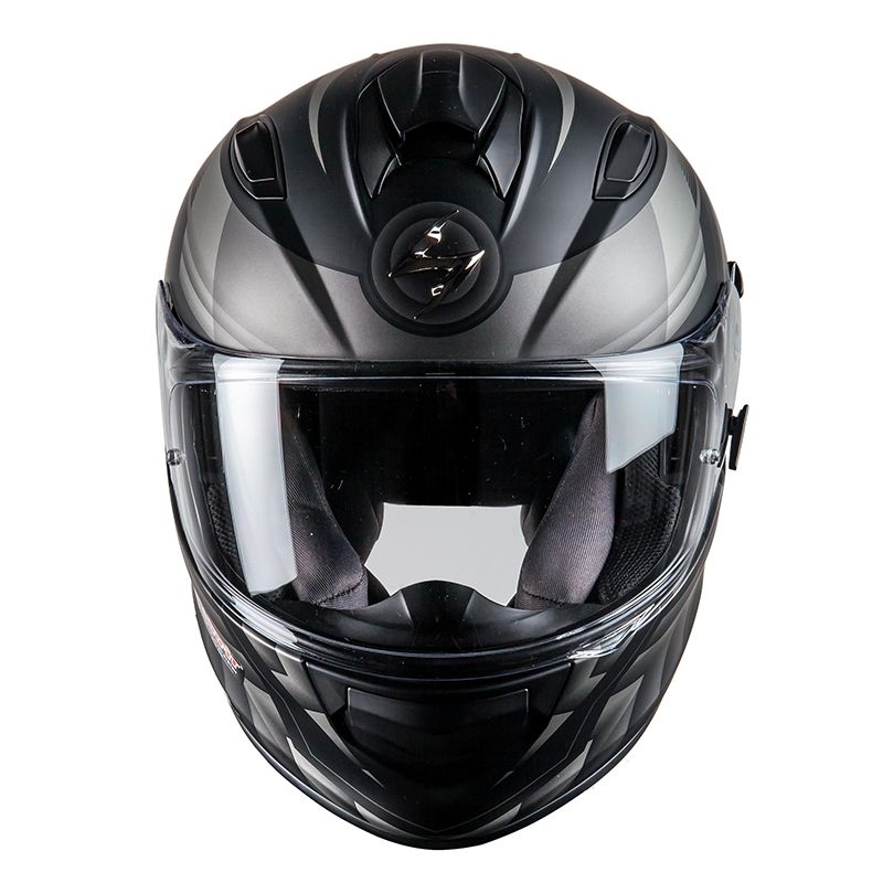 Moto integrálna prilba Scorpion EXO-510 Air Scale čierno-strieborná výpredaj