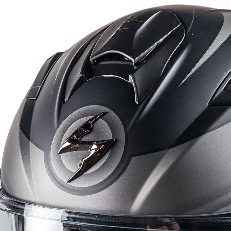 Moto integrálna prilba Scorpion EXO-510 Air Scale čierno-strieborná výpredaj