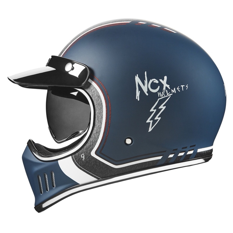 Integrálna prilba na motocykel NOX PREMIUM Seventy Nine modrá