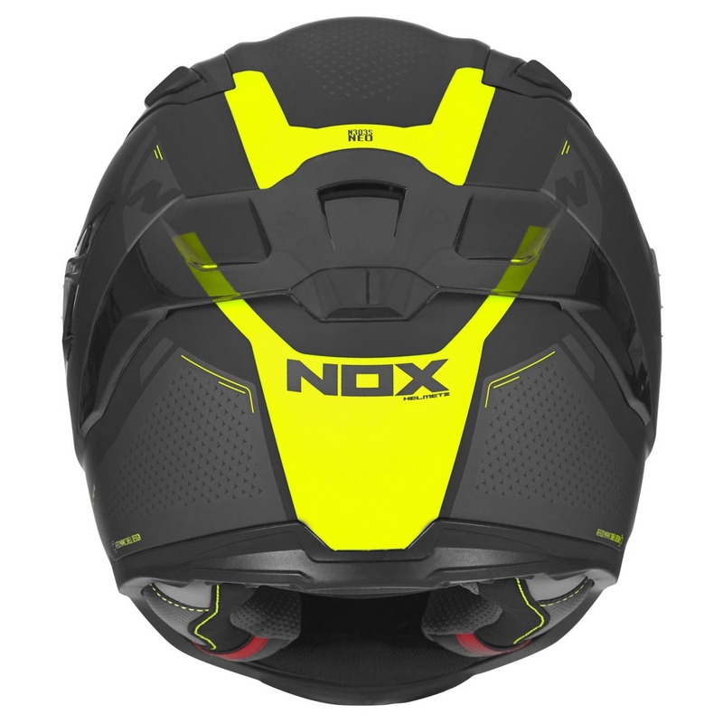 Integrálna prilba na motocykel NOX N303-S Neo čierno-fluorescenčno žltá