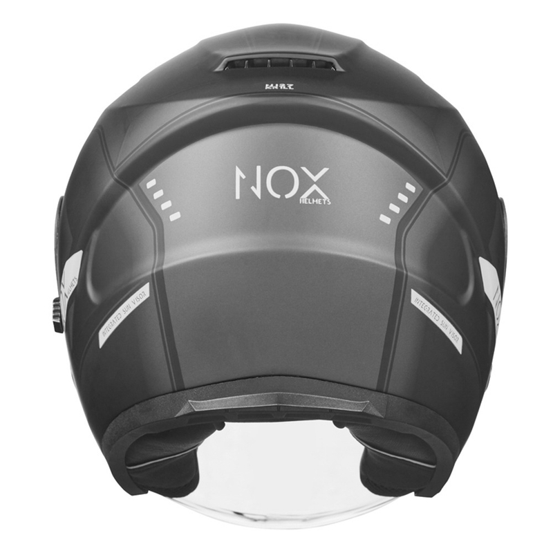 Otvorená prilba na motocykel NOX N128 Krill čierno-biela