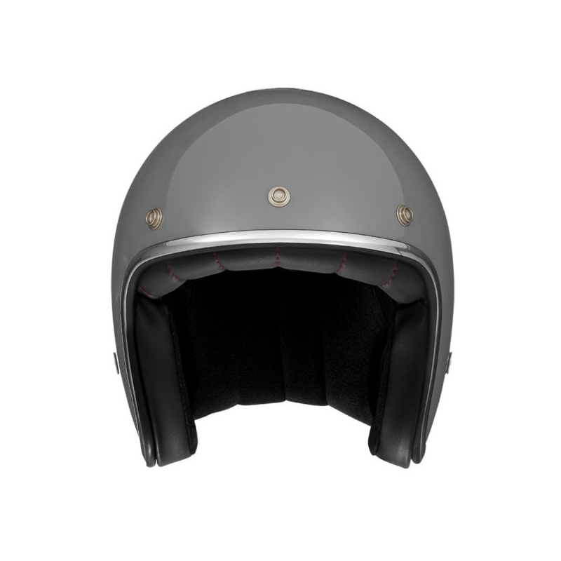 Otvorená prilba na motocykel NOX N242 sivá