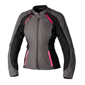 Dámska bunda na motocykel RST AVA CE čierno-sivo-ružová výpredaj