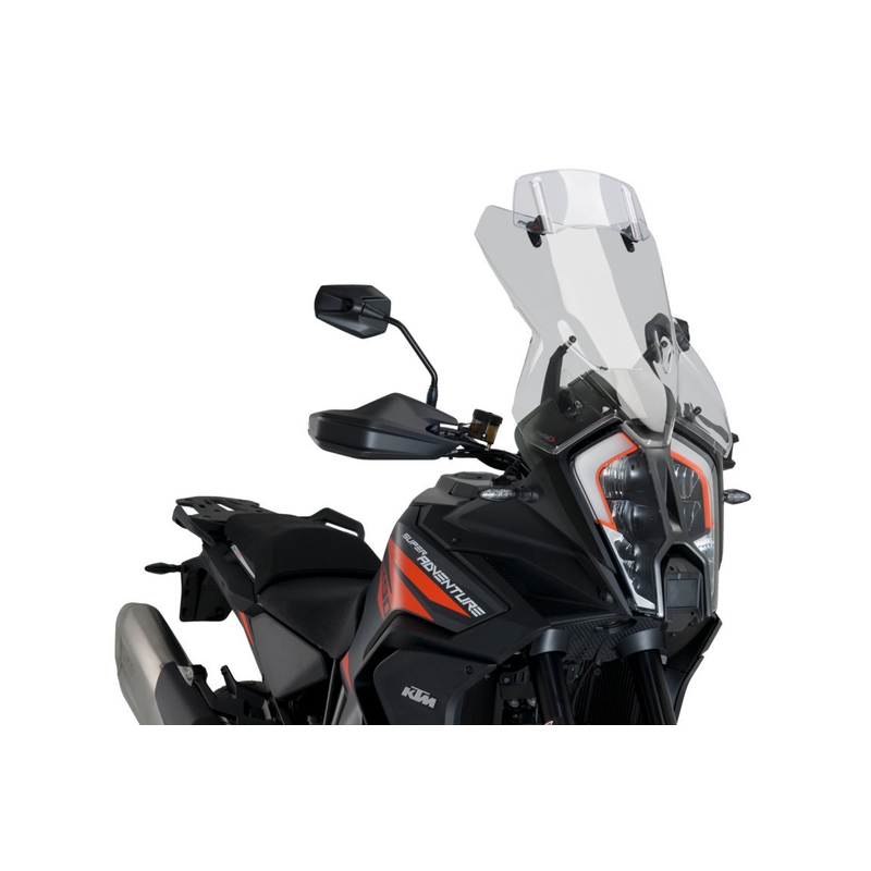 Plexi na motorku PUIG TOURING PLUS WITH VISOR dymové