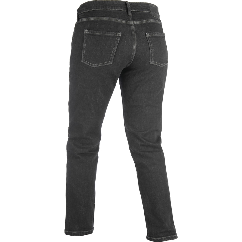 Dámske jeansy na motocykel Oxford Original Approved Jeans Slim fit čierne výpredaj
