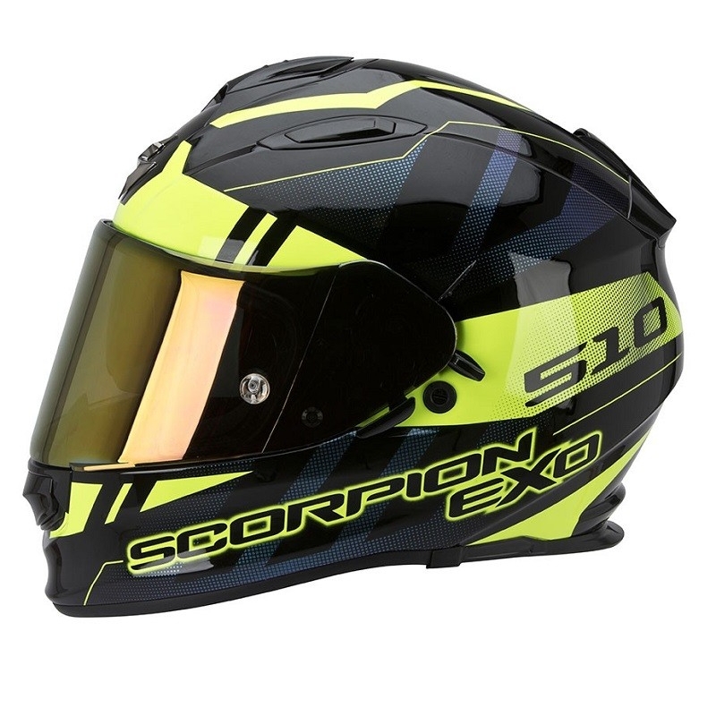 Moto integrálna prilba Scorpion EXO-510 Stage čierno-žltá výpredaj