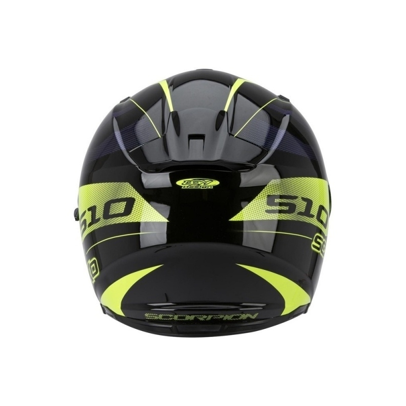 Moto integrálna prilba Scorpion EXO-510 Stage čierno-žltá výpredaj