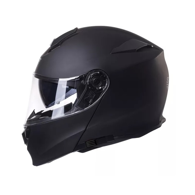 Vyklápacia prilba na motocykel Street Racer SR V1 čierna matná