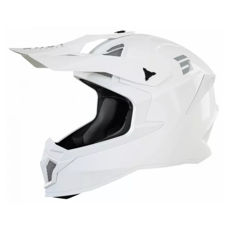 Motokrosová prilba Shot Lite Fury Solid 2.0 biela
