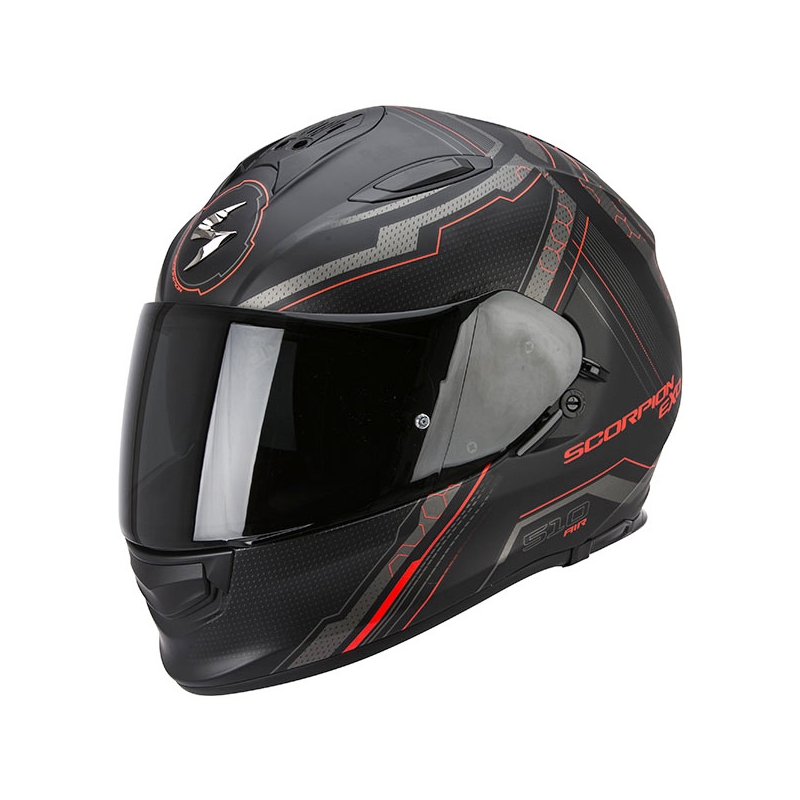 Integrálna prilba na motorku Scorpion EXO-510 Air Sync čierna matná-červená výpredaj