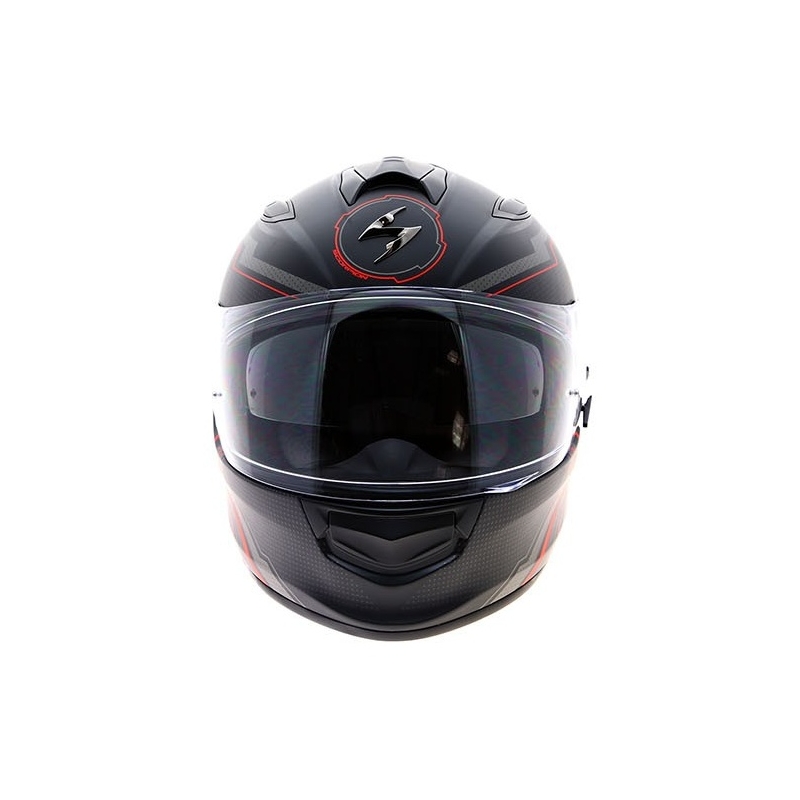 Integrálna prilba na motorku Scorpion EXO-510 Air Sync čierna matná-červená výpredaj