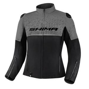 Dámska bunda na motocykel Shima Drift čierno-sivá