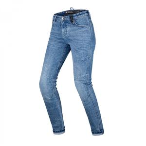 Dámske jeansy na motocykel Shima Devon modré predlžené